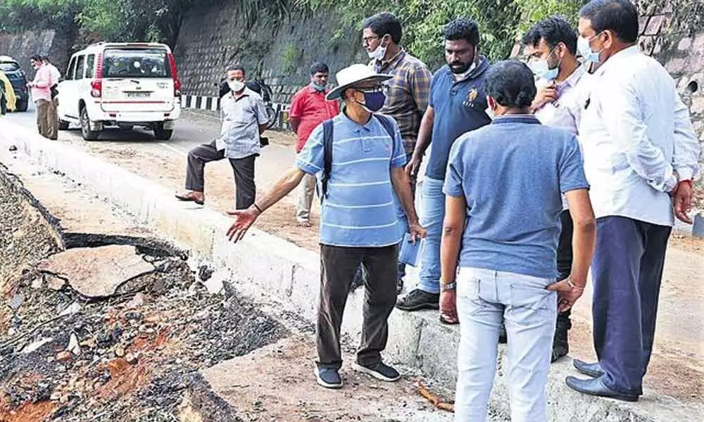 Kerala experts inspect Tirumala ghat roads, to give a report on prevention of landslides