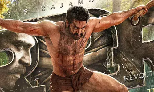NTR Looks Fierce As Komaram Bheem In The New Poster