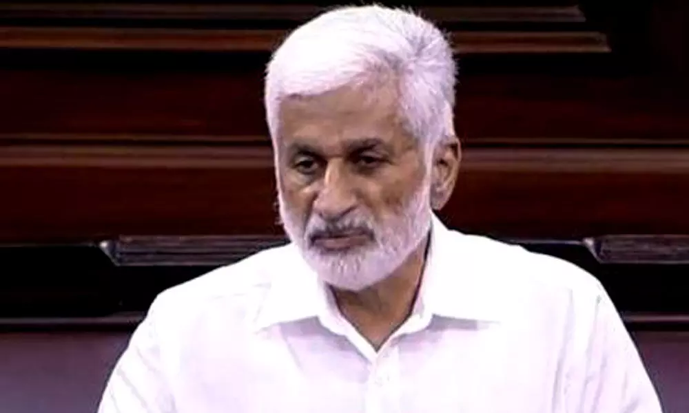 Vijayasai Reddy bids farewell to Rajya Sabha