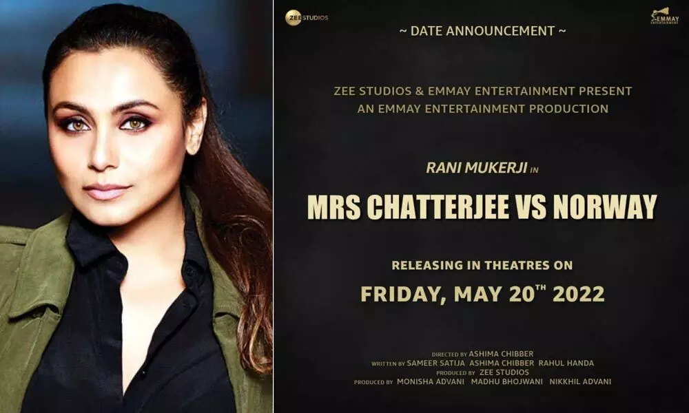 The Release Date Of Rani Mukerjis Mrs Chatterjee Vs Norway Is Out