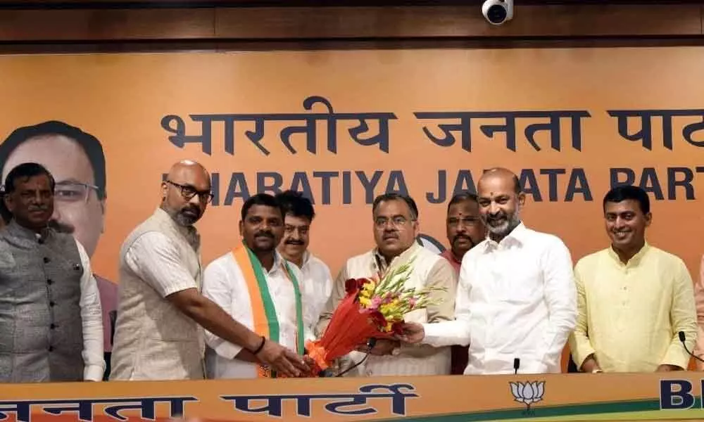 Bharatiya Janata Party State chief Bandi Sanjay Kumar