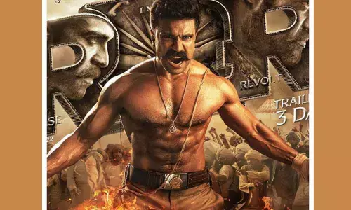 Ram Charan’s fiery side from the RRR movie is unveiled through the teaser!