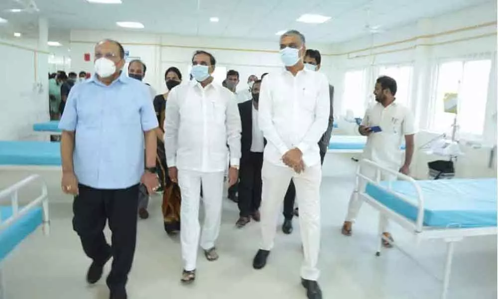 Harish Rao inaugurates 100-bed facility at Kondapur District Hospital