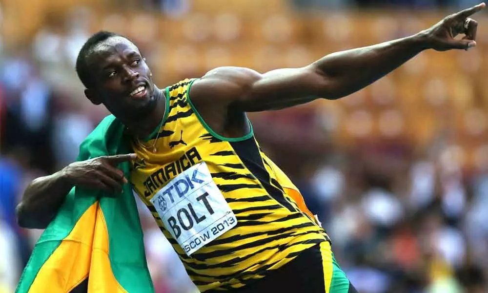 The fastest man on earth, Usain Bolt