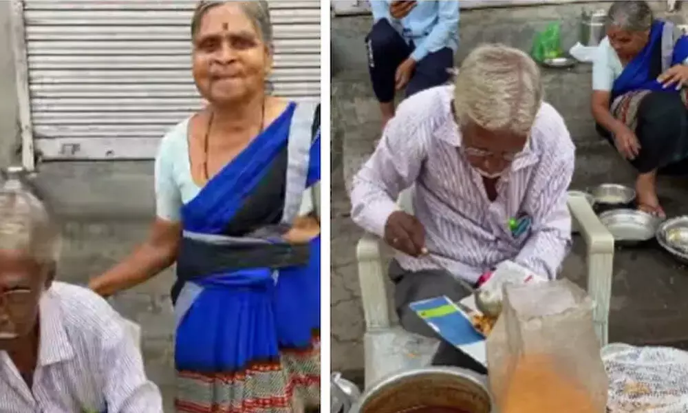 An elderly couple from Nagpur has won the hearts of many with their little poha stall.