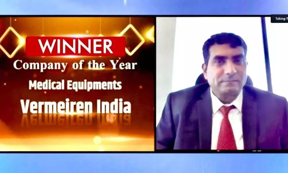 Vermeiren Managing Director  Syed Riaz Qadri received Company of the Year award for withstanding pandemic-induced crisis and successfully steered the company