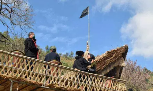 Black flags in demand at Assam-Nagaland border