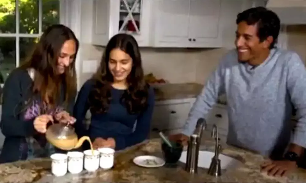 Watch The Trending Video Of An Indian Origin US Doctor Teaching Her Daughter To Prepare Chai