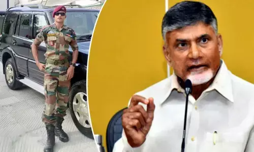 Chandrababu urges for Ra. 1 crore ex-gratia for Chittoor Jawan
