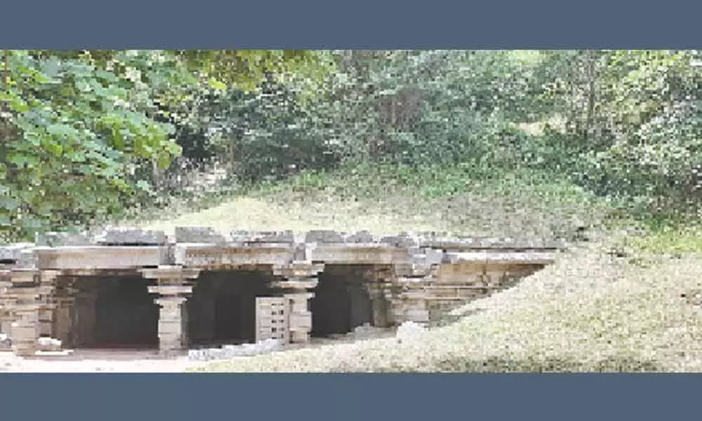 LP Gandi Trikutalayam in Warangal Fort