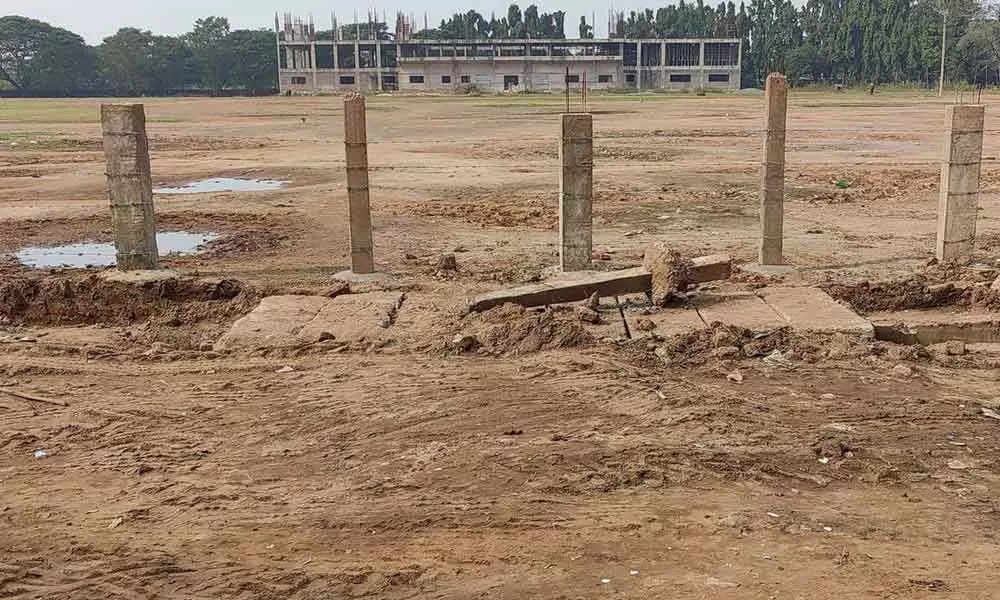 Overview of K R Stadium in Srikakulam