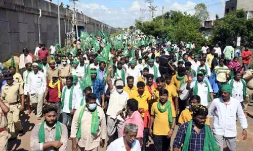 Amaravati farmers maha padayatra to end today, to visit Tirumala tomorrow