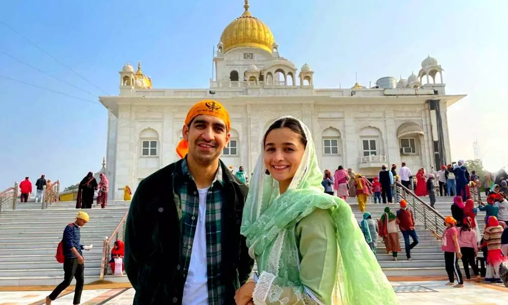 Alia and Ayan visited Gurudwara ahead of the Bramnhastra motion poster release!