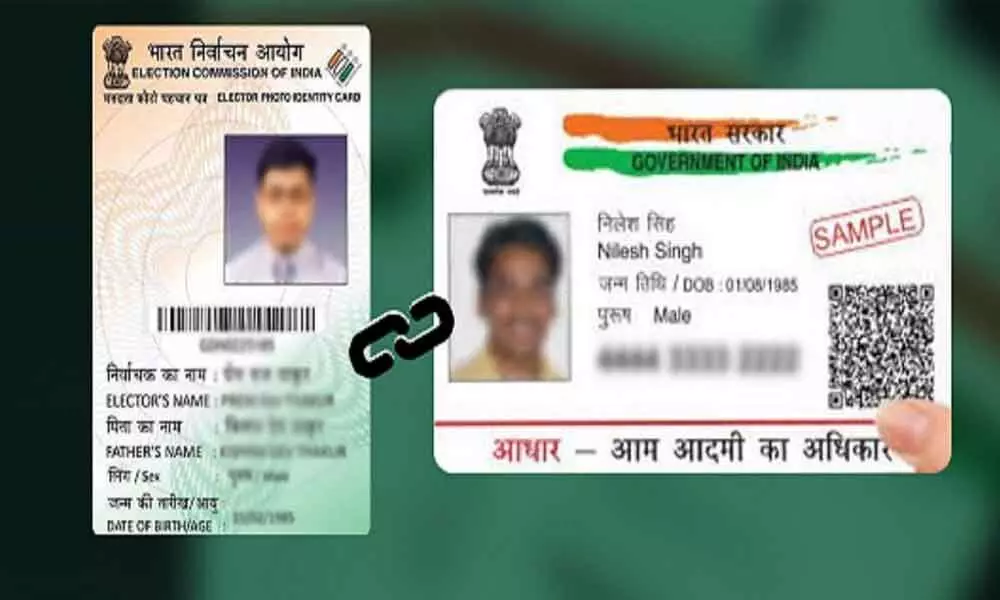Aadhaar-Voter ID Representational Image