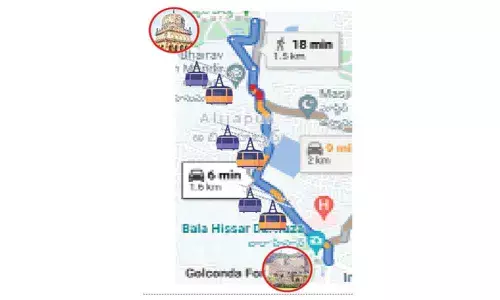 Plan to have ‘overhead skyway cable car’ from Qutub Shahi tombs to Golkonda Fort