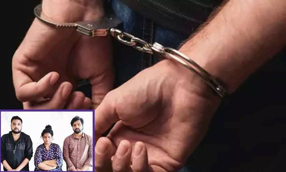 Techie, 2 others held for possessing drugs