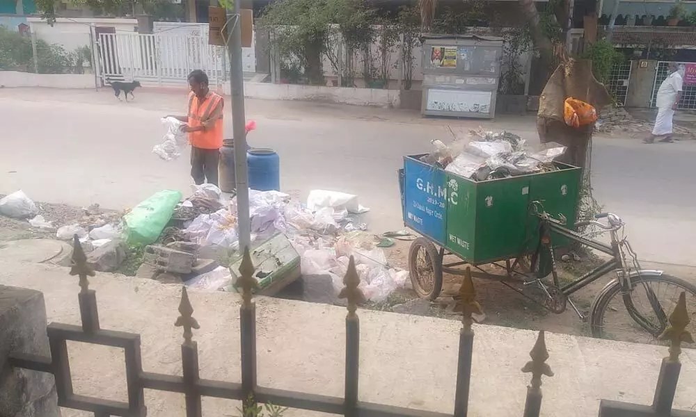 GHMC clears filth from Deepti Sri Nagar