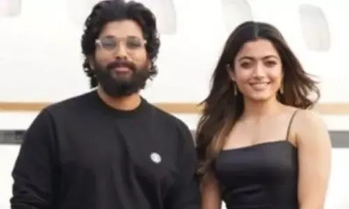 Allu Arjun and Rashmika Mandanna