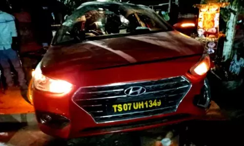 Hyderabad: 3 die in road accident in Gachibowli