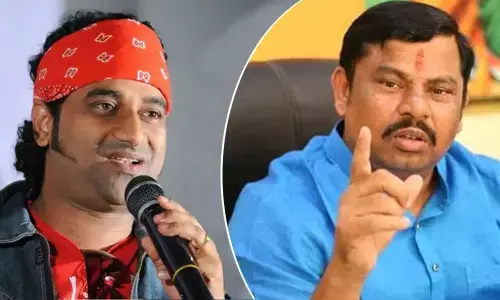 Music Director Devi Sri Prasad and Goshamahal MLA Raja Singh