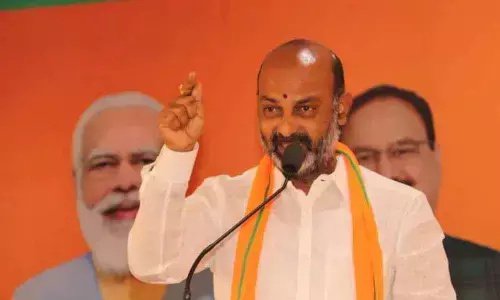 State BJP president Bandi Sanjay Kumar