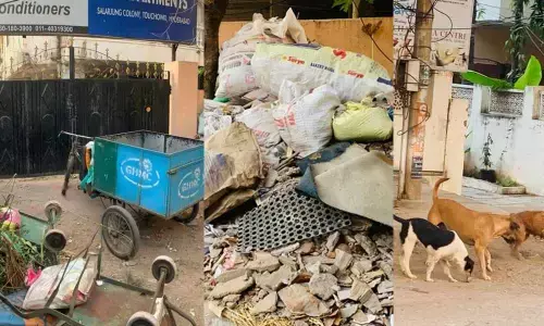 Footpath or dumping ground? Salar Jung Colony mired in garbage mess