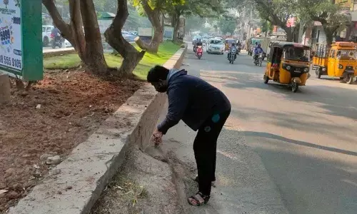 Techies join hands to clear mess on Nizampet-Bachupally road