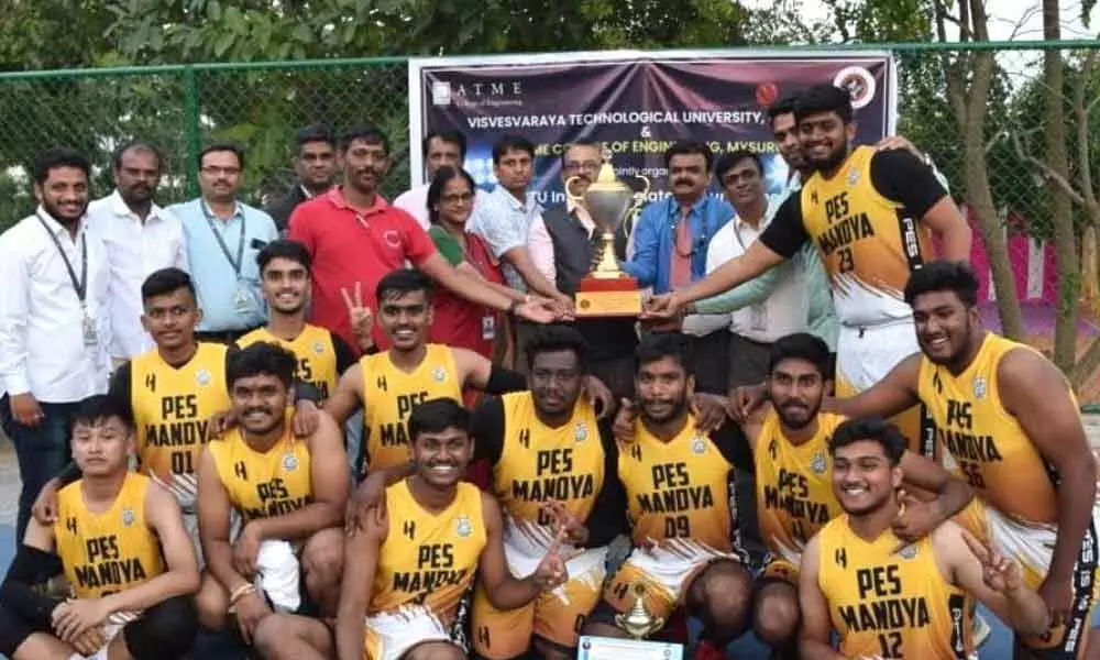 Visvesvaraya Technological University inter-collegiate basketball tournament held