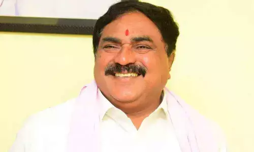 Minister for Panchayat Raj Errabelli Dayakar Rao