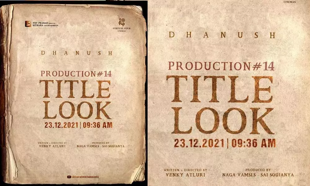The Title Look Of Dhanush’s Next Will Be Out On This Date