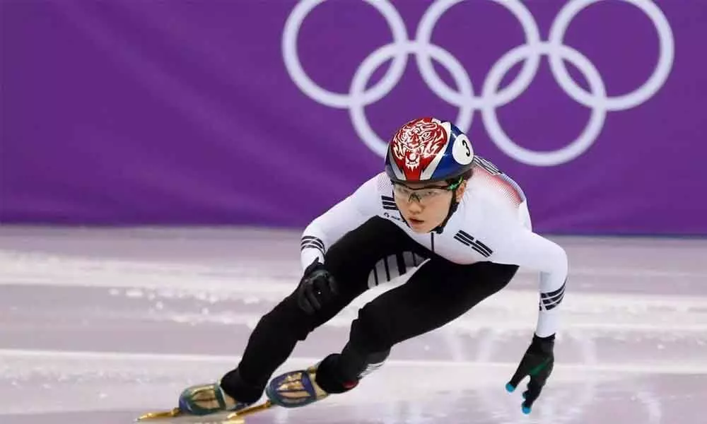 Two-time Olympic short-track champion Shim Suk-hee