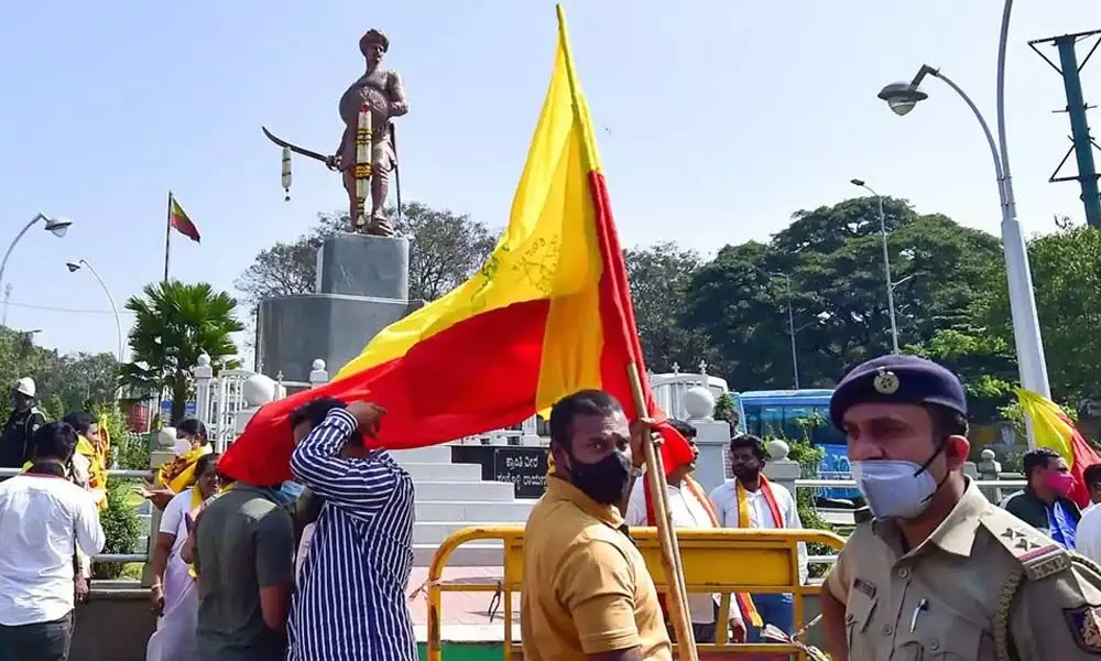 Kannada outfits call for bandh on Dec 31 to protest defacing of Rayanna’s statue