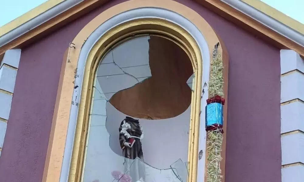 Statue of Saint Anthony vandalised in Chikkaballapur