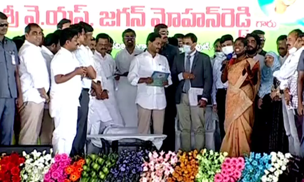 Chief Minister YS Jagan Mohan Reddy is touring the Pulivendula constituency on Friday
