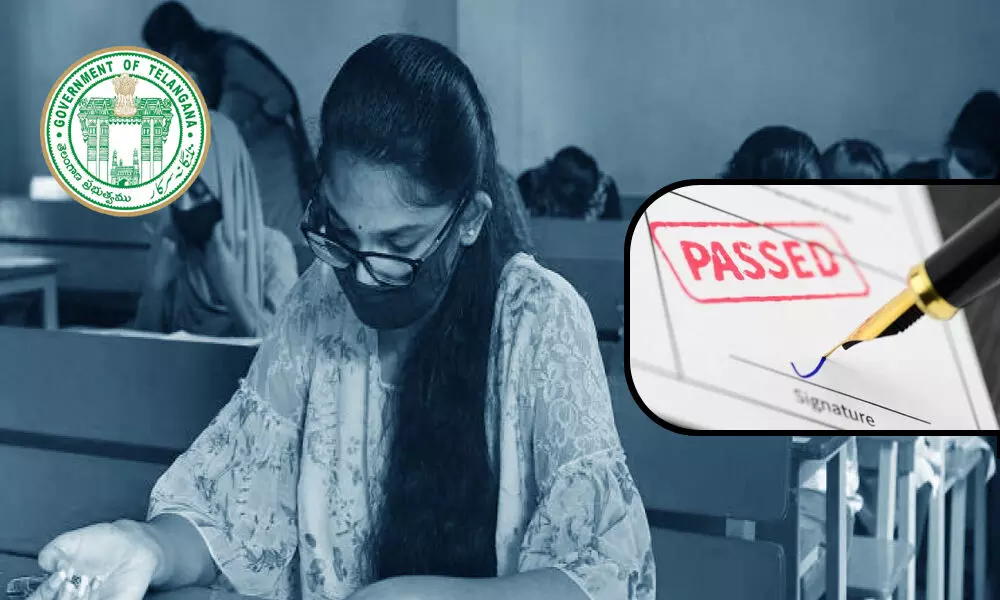 Telangana inter first year students declared as pass