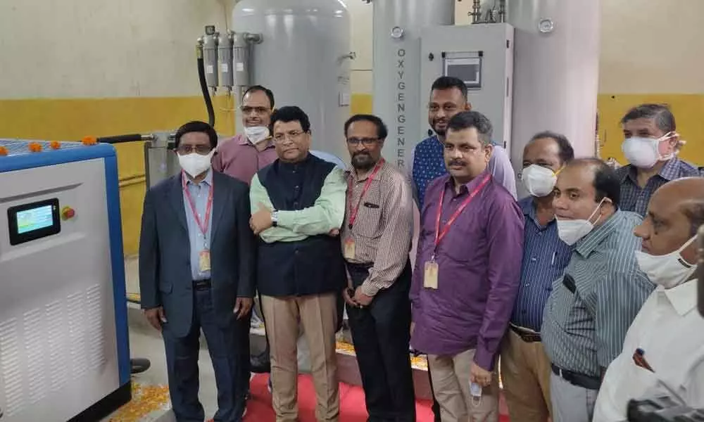 Medical oxygen generation plant inaugurated at Divisional Railway Hospital