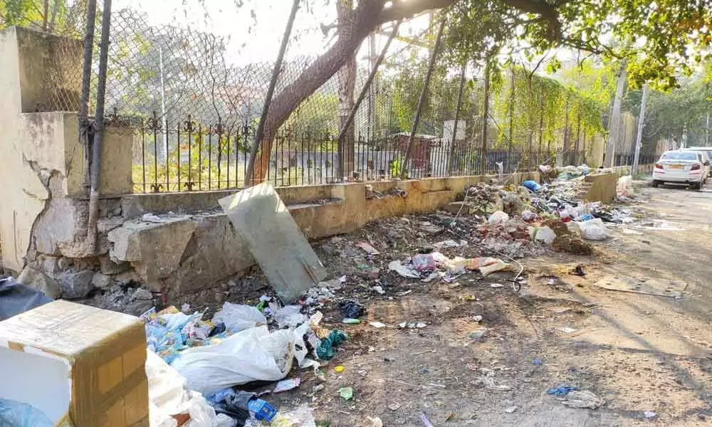 Garbage heaps LIE all over Ram Nagar Colony