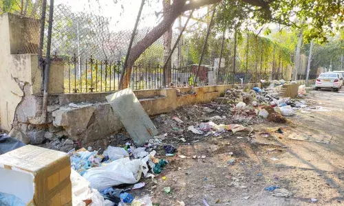 Garbage heaps LIE all over Ram Nagar Colony