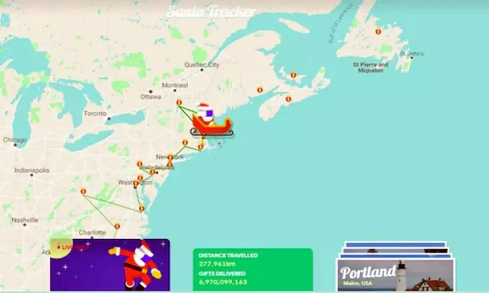 Christmas 2021: Track Santa Claus and Your Presents Live with Google Santa Tracker