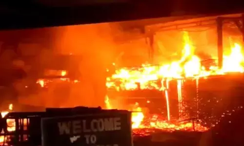 Visakhapatnam: Minor fire mishap at RINL