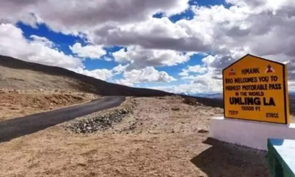 Umling La Pass, located in eastern Ladakh at an altitude of 19,300 feet above sea level, now has the worlds highest motorable road.