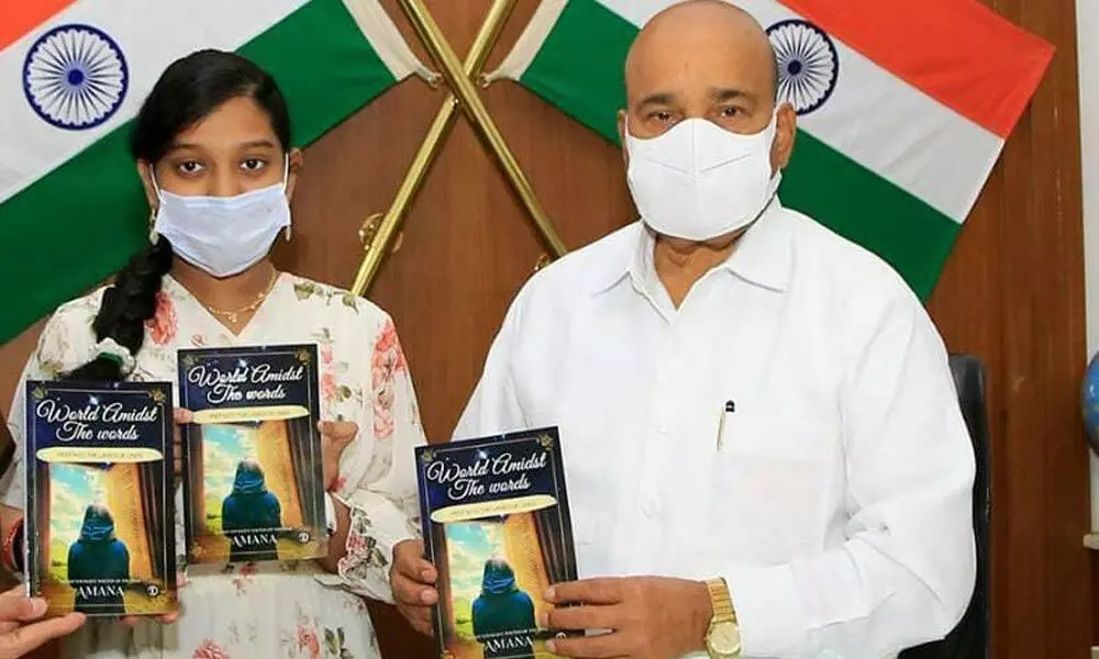 Karnataka Governor release, World amidst the words book written by Amana