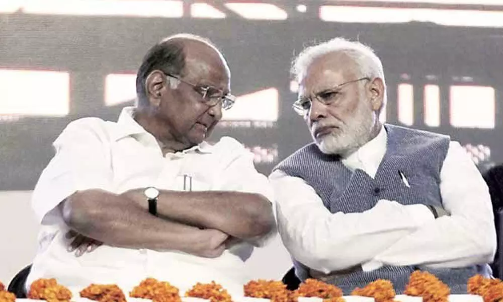 Sharad Pawar and PM Narendra Modi
