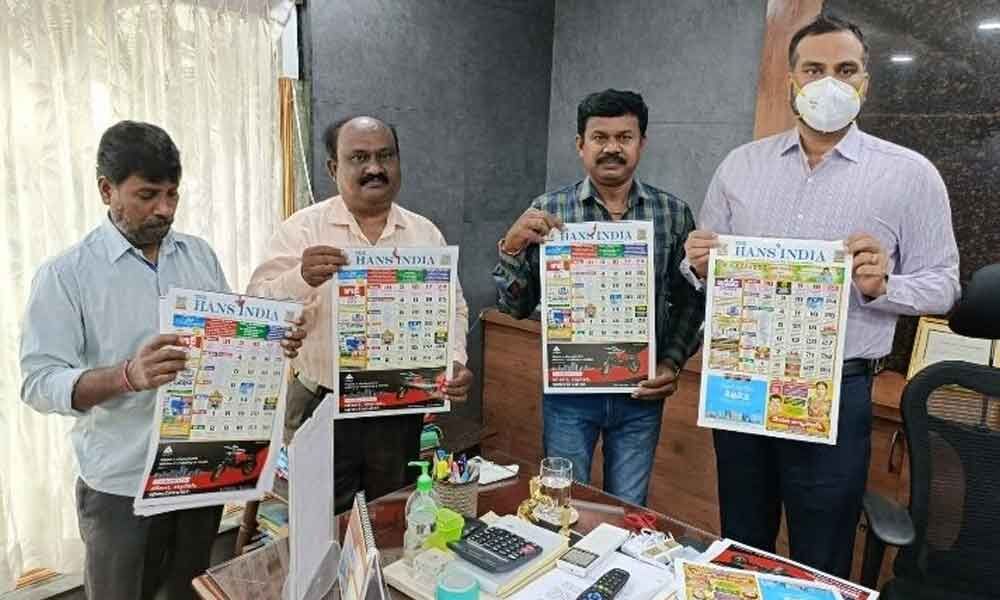 Karimnagar: Collector RV Karnan releases Hans calendar