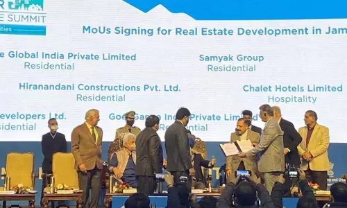 Lieutenant Governor of Jammu and Kashmir at the Jammu & Kashmir Real Estate Summit 2021.