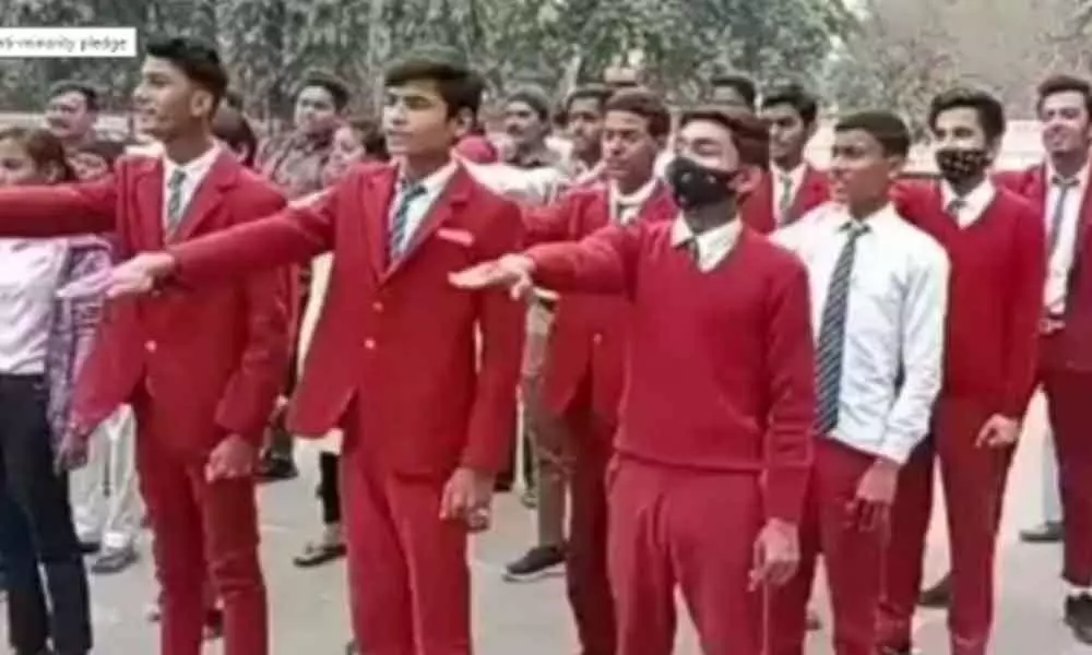UP school kids made to take pledge for ‘Hindu Rashtra’