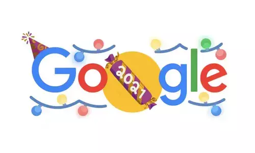 Google Celebrates New Years Eve 2021 with an Animated Doodle