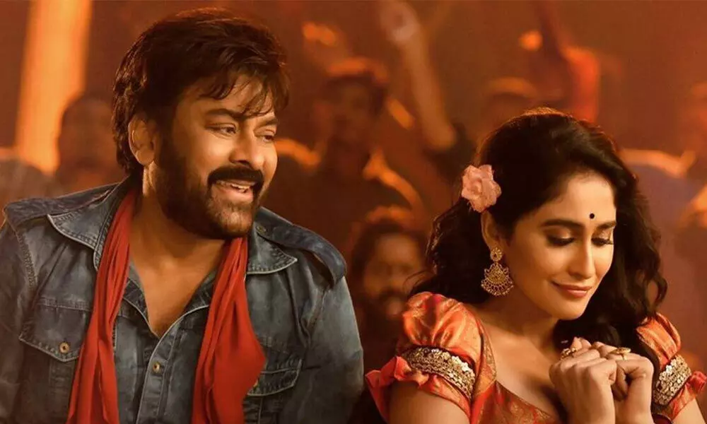 The Mass Lyrical Video Of ‘Saana Kastam’ From Chiranjeevi’s Acharya Is Out
