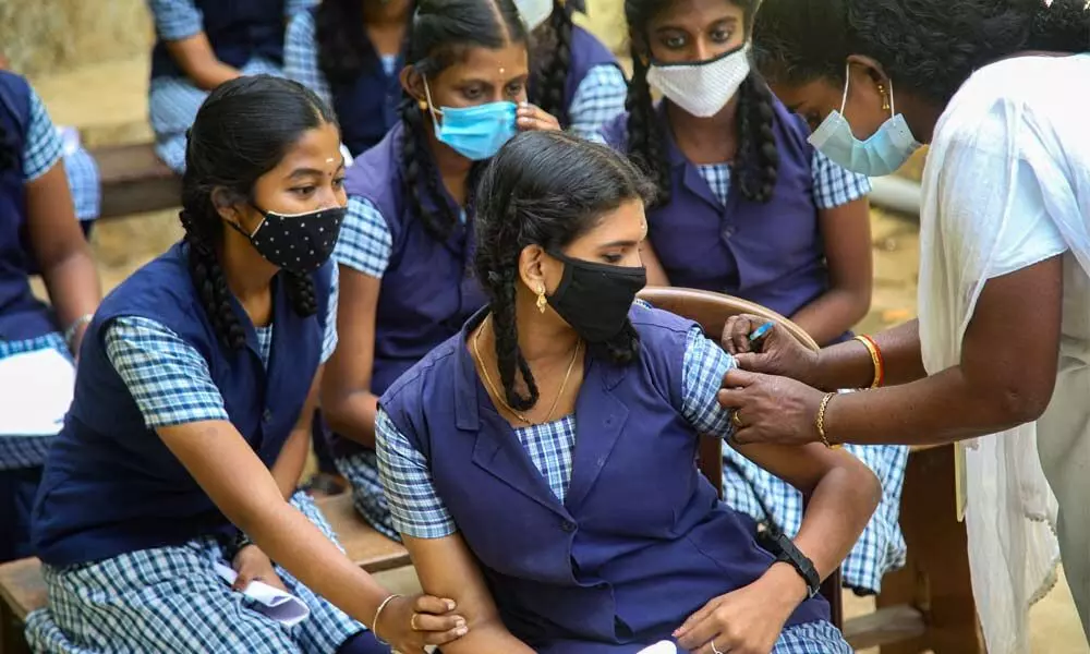 Vaccination drive for teenagers held