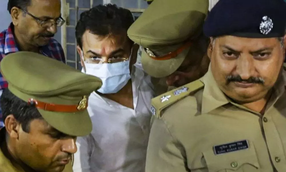 Ashish Mishra in police custody